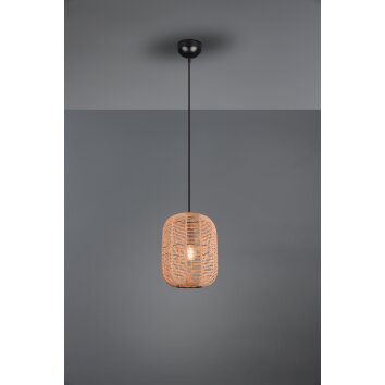 Trio Runa Hanglamp Zwart, 1-licht