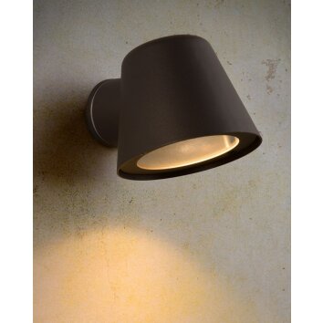 Lucide DINGO-LED Buiten muurverlichting Antraciet, 1-licht