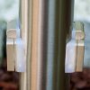 Caserta Staande lamp, Pad licht Roestvrijstalen kleur, 1-licht