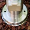 Caserta Staande lamp, Pad licht Roestvrijstalen kleur, 1-licht