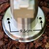 Caserta Staande lamp, Pad licht Roestvrijstalen kleur, 1-licht