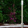 Caserta Staande lamp, Pad licht Roestvrijstalen kleur, 1-licht