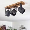 Vanuatu Plafondlamp Bruin, Zwart, 3-lichts