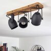 Vanuatu Plafondlamp Bruin, Zwart, 3-lichts
