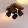 Vanuatu Plafondlamp Bruin, Zwart, 4-lichts