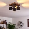 Vanuatu Plafondlamp Bruin, Zwart, 4-lichts