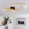 Johsa Plafondlamp LED Zwart, 2-lichts