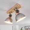 Orny Plafondlamp Bruin, Gegalvaniseerd, 2-lichts