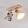 Orny Plafondlamp Bruin, Gegalvaniseerd, 2-lichts