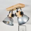 Orny Plafondlamp Bruin, Gegalvaniseerd, 2-lichts