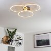 Johsa Plafondlamp LED Nikkel mat, Zilver, 3-lichts