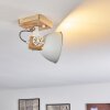 Orny Plafondlamp Bruin, Wit, 1-licht