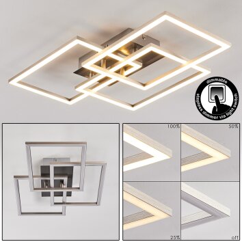 Cheka Plafondlamp LED Aluminium, 3-lichts