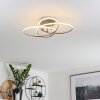 Sucre Plafondlamp LED Staal geborsteld, 4-lichts