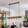 Berat Hanglamp Bruin, Zwart, 5-lichts