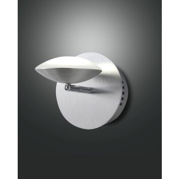 Fabas Luce Hale Muurlamp LED Aluminium, roestvrij staal, 1-licht