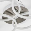 Malanje Plafondlamp LED Nikkel mat, 4-lichts