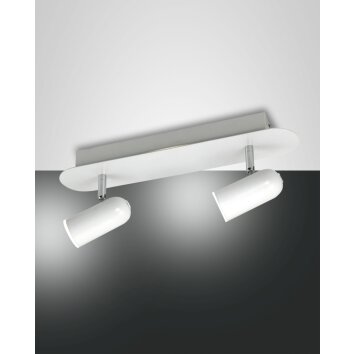 Fabas Luce Spotty Plafondlamp LED Wit, 2-lichts