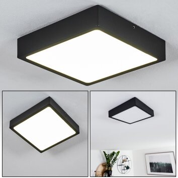 Kragos Plafondlamp LED Zwart, 1-licht
