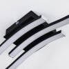 Letala Plafondlamp LED Zwart, 3-lichts