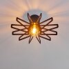 Togo Plafondlamp Zwart, 1-licht