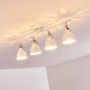 Safari Plafondlamp Wit, 4-lichts