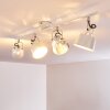 Safari Plafondlamp Wit, 4-lichts