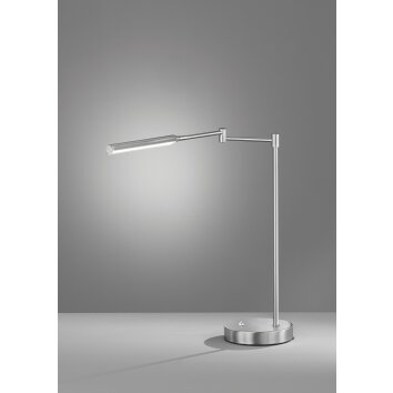 Fischer & Honsel  Nami Tafellamp LED Nikkel mat, 1-licht