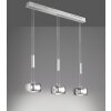 Fischer & Honsel  Colette Hanglamp LED Nikkel mat, 3-lichts
