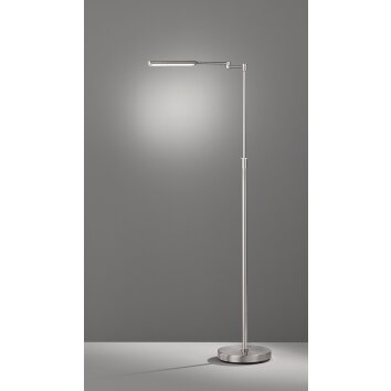 Fischer & Honsel  Nami Staande lamp LED Nikkel mat, 1-licht