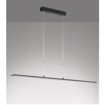 Fischer & Honsel  Metz TW Hanglamp LED Zwart, 1-licht