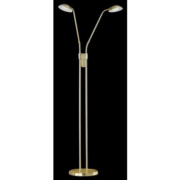 Fischer & Honsel  Pool TW Staande lamp LED Messing, 2-lichts, Bewegingsmelder