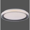 Leuchten-Direkt LOLAsmart_DISC Plafondlamp LED Zwart, 1-licht, Afstandsbediening, Kleurwisselaar