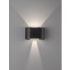 Fischer & Honsel  Wall Muurlamp Zwart, 2-lichts