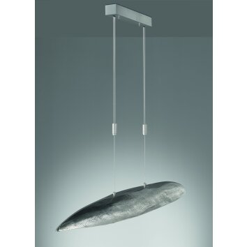 Fischer & Honsel  Colmar Hanglamp LED Nikkel mat, 6-lichts