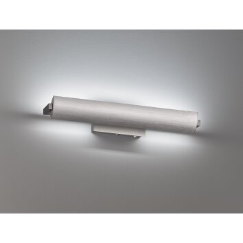 Fischer & Honsel  Beat TW Muurlamp LED Nikkel mat, 1-licht