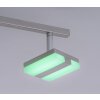 Leuchten-Direkt LOLAsmart-SABI Plafondlamp LED Nikkel mat, 4-lichts, Afstandsbediening, Kleurwisselaar
