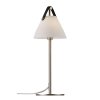 Design For The People by Nordlux STRAP Tafellamp Nikkel mat, 1-licht