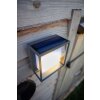 Lutec Curtis Solar Muurlamp LED Antraciet, 1-licht, Bewegingsmelder