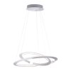 Paul Neuhaus ALESSA Hanglamp LED Zilver, 2-lichts, Afstandsbediening