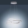 Paul Neuhaus ALESSA Hanglamp LED Zilver, 2-lichts, Afstandsbediening
