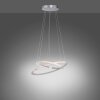 Paul Neuhaus ALESSA Hanglamp LED Zilver, 2-lichts, Afstandsbediening
