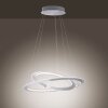 Paul Neuhaus ALESSA Hanglamp LED Zilver, 2-lichts, Afstandsbediening