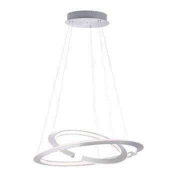 Paul Neuhaus ALESSA Hanglamp LED Zilver, 2-lichts, Afstandsbediening