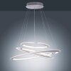 Paul Neuhaus ALESSA Hanglamp LED Zilver, 3-lichts, Afstandsbediening