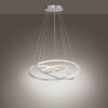 Paul Neuhaus ALESSA Hanglamp LED Zilver, 3-lichts, Afstandsbediening