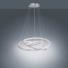 Paul Neuhaus ALESSA Hanglamp LED Zilver, 3-lichts, Afstandsbediening