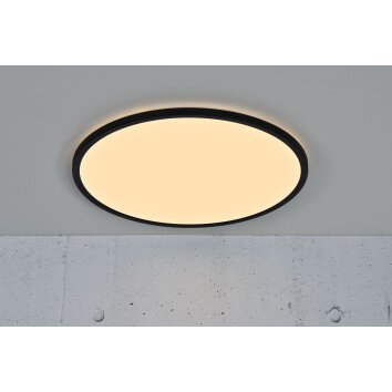 Nordlux OJA Plafondlamp LED Zwart, 1-licht