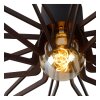 Lucide ZIDANE Plafondlamp Zwart, 1-licht