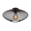 Lucide MESH Plafondlamp Zwart, 1-licht